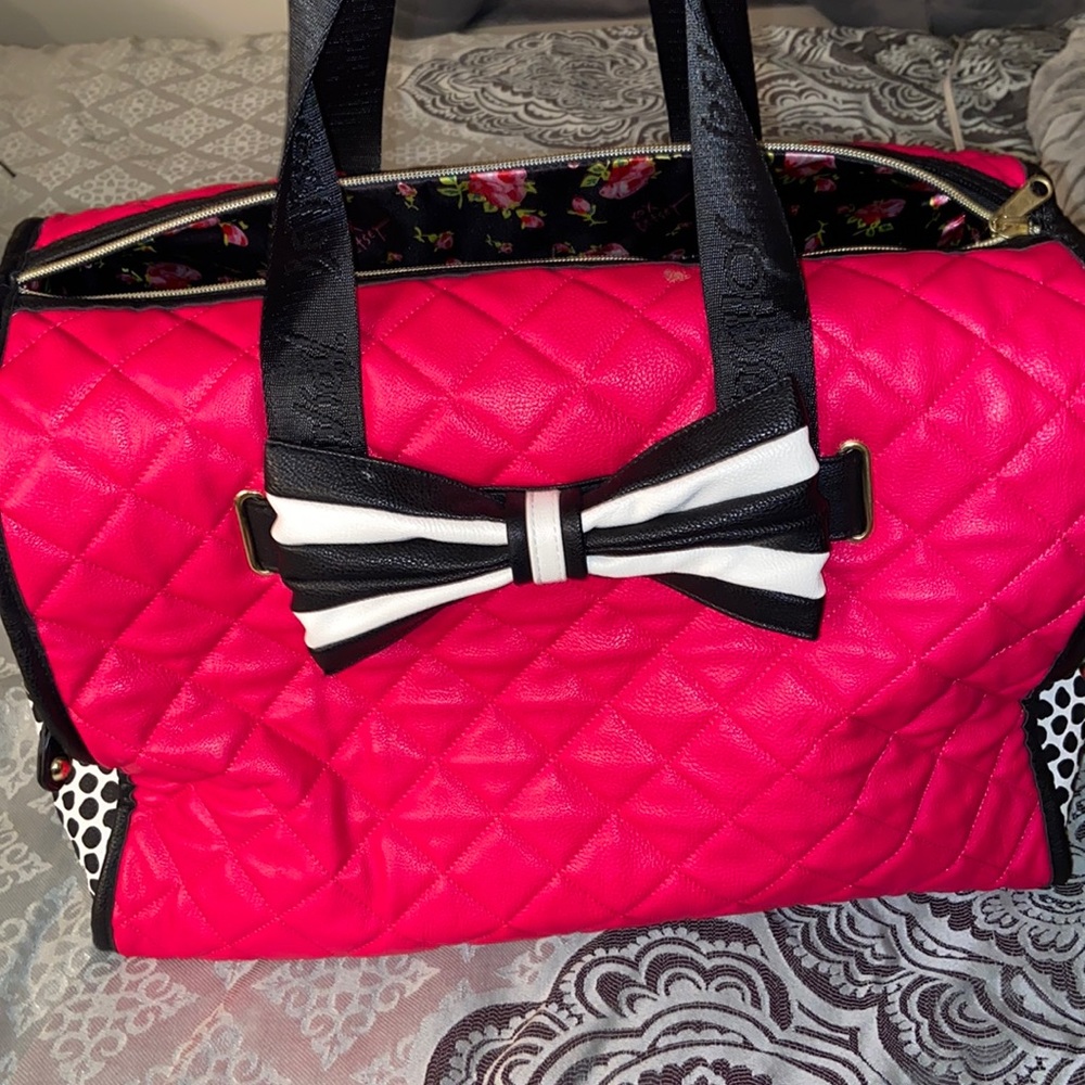 Betsey Johnson duffle bag